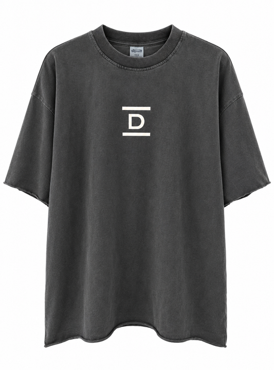 Oversized Tee - Washed Charcoal