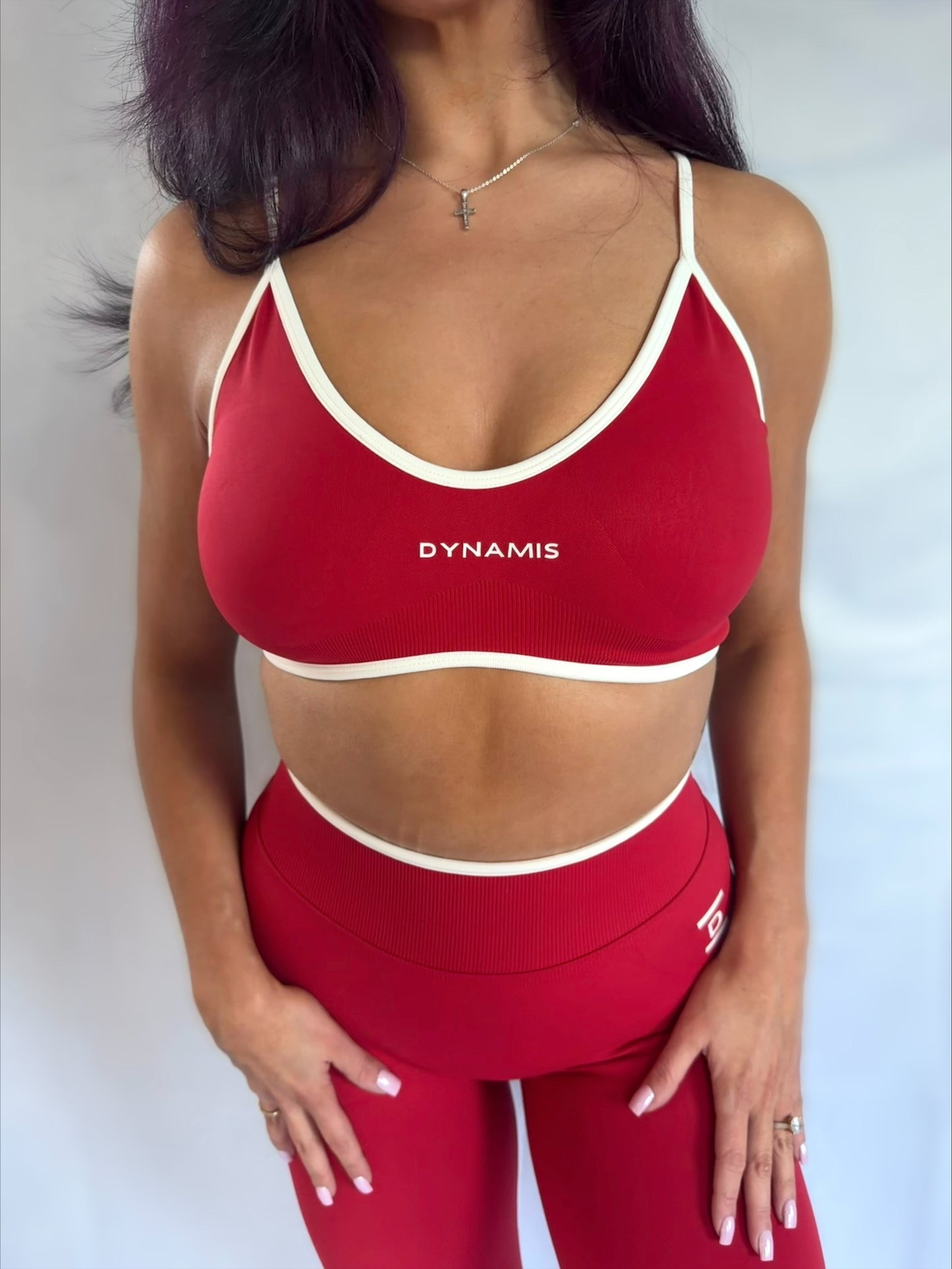 Red Essentials Leggings