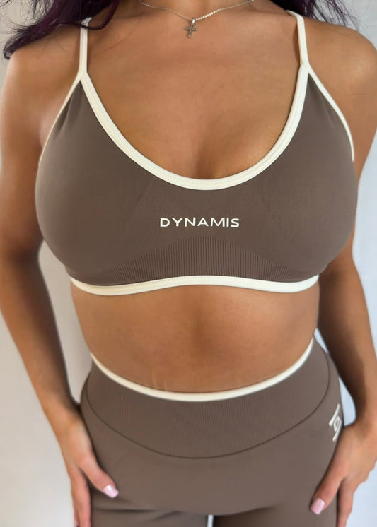 Mocha Essentials Sports Bra